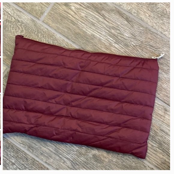 Kate Spade packable down coat jacket deep cherry S - Picture 9 of 11